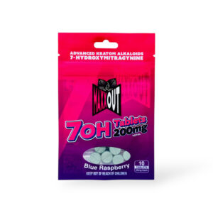 Maxxout 7-Hydroxy Tablets Blue Raspberry 20mg Per Tablet