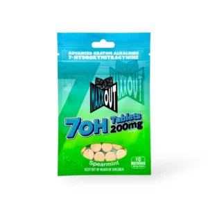 Maxxout 7-Hydroxy Tablets Spearmint 20mg Per Tablet
