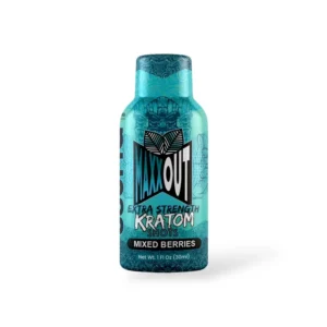 Maxxout Mixed Berries Extra Strength Kratom Shot 1oz