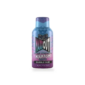 Maxxout Bubble Gum Extra Strength Kratom Shot 1oz