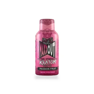 Maxxout Extra Strength Kratom Shot Passion Fruit 1oz